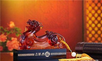 祥钰精品 高端商务馈赠礼品 会议纪念琉璃工艺品 吉祥兴旺C款 -深圳龙岗区工艺品
